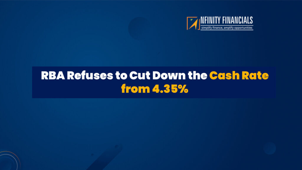RBA Refuses To Cut Down The Cash Rate From 4.35%